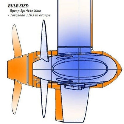 ePropulsion Spirit 1 kW Plus Stuurknuppel Elektrische buitenboordmotor - Marinaut 