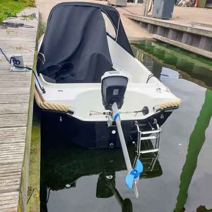ePropulsion Spirit 1 kW Evo (Plus) met 1,3 kWh accu Elektrische buitenboordmotor — Kortstaart - Marinaut 