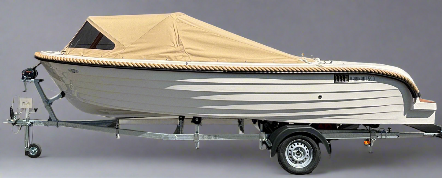
Marinaut 750 Boottrailer tendertrailer tot 565 kilogram en 6,5 meter