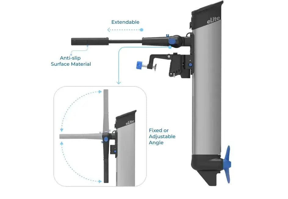 ePropulsion eLite 0,5-0,8 kW Stuurknuppel Elektrische buitenboordmotor - Marinaut 