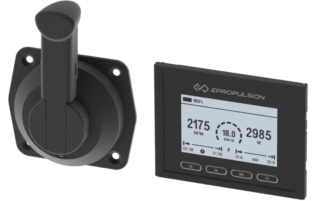 ePropulsion Spirit 1 kW Evo (Plus) met 1,3 kWh accu Elektrische buitenboordmotor — Kortstaart - Marinaut 