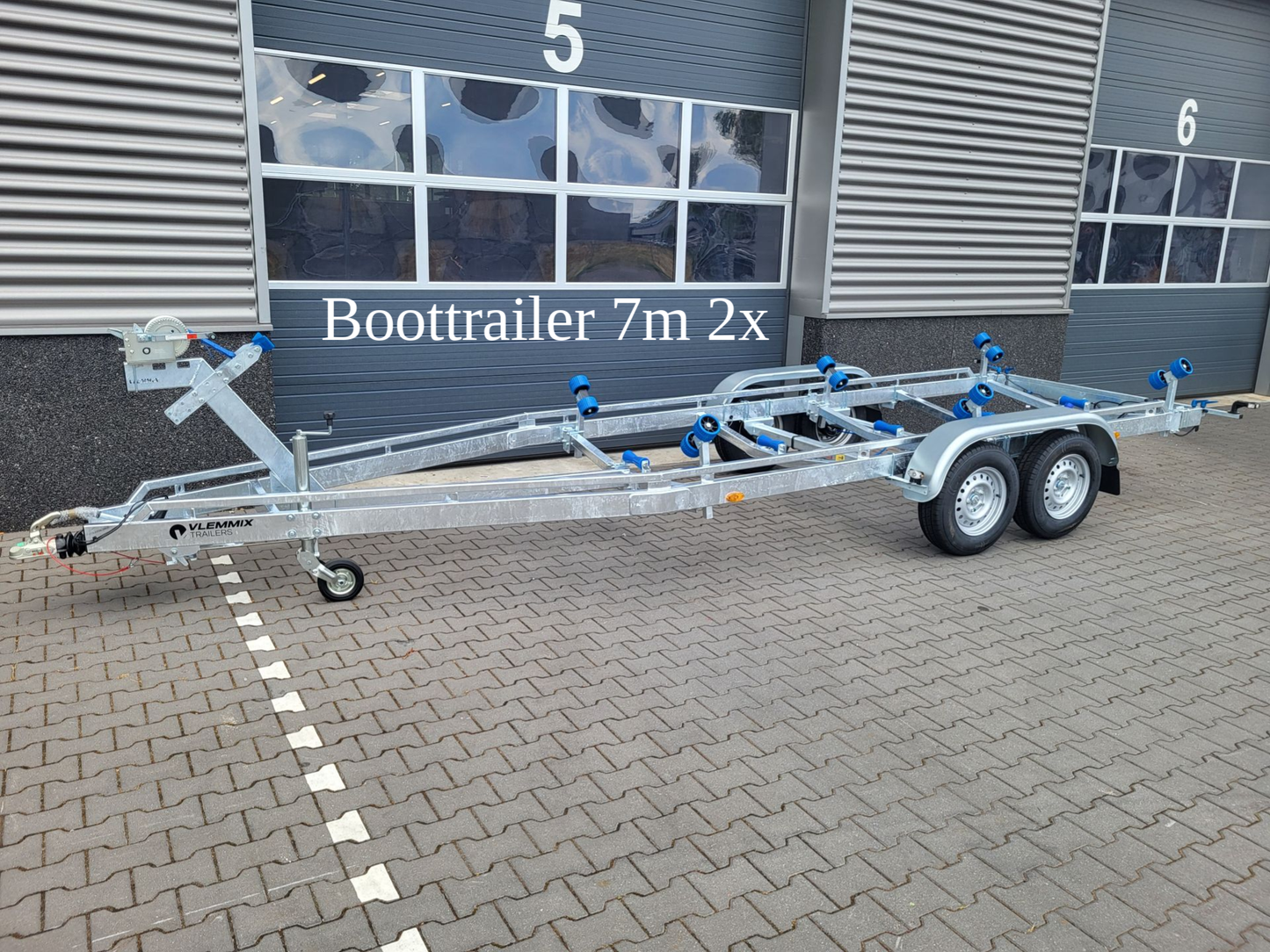 Vlemmix Boottrailer tot 2.920 kilogram en 10 meter — 1350 / 6,3 meter - Marinaut 