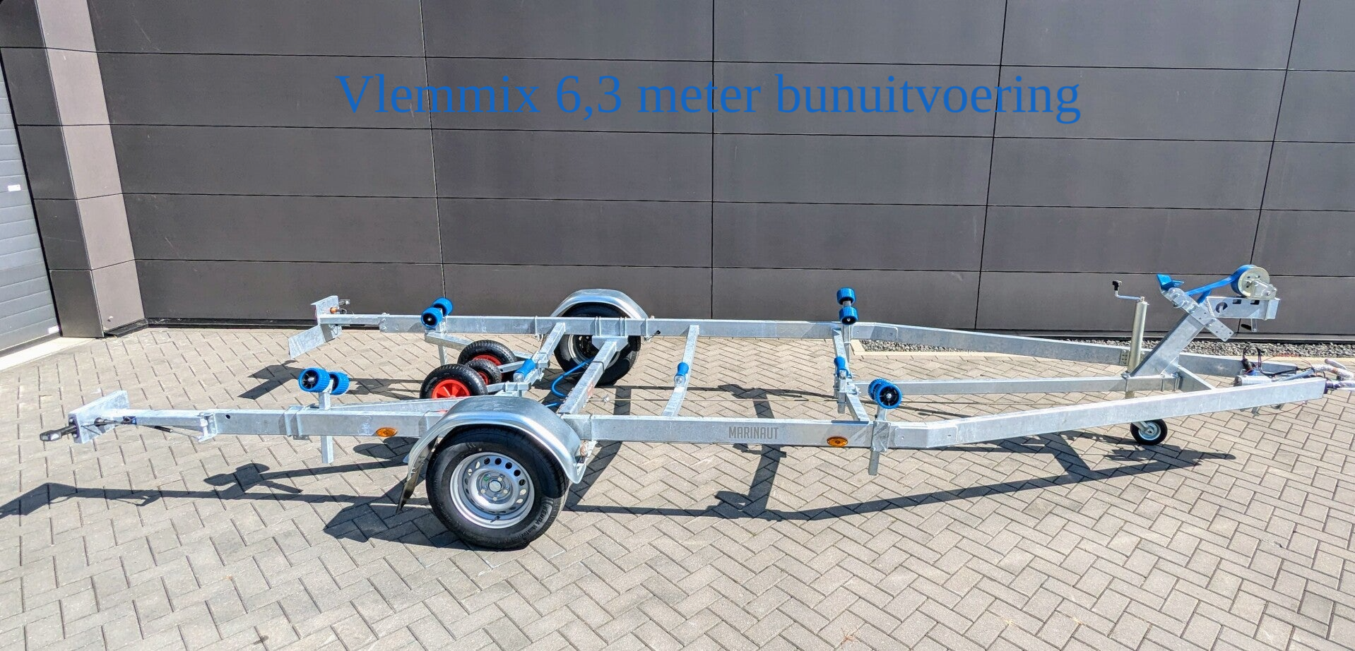 Vlemmix Boottrailer tot 2.920 kilogram en 10 meter — 1350 / 6,3 meter - Marinaut 