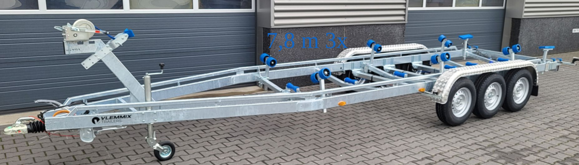 Vlemmix Boottrailer tot 2.920 kilogram en 10 meter — 1350 / 6,3 meter - Marinaut 