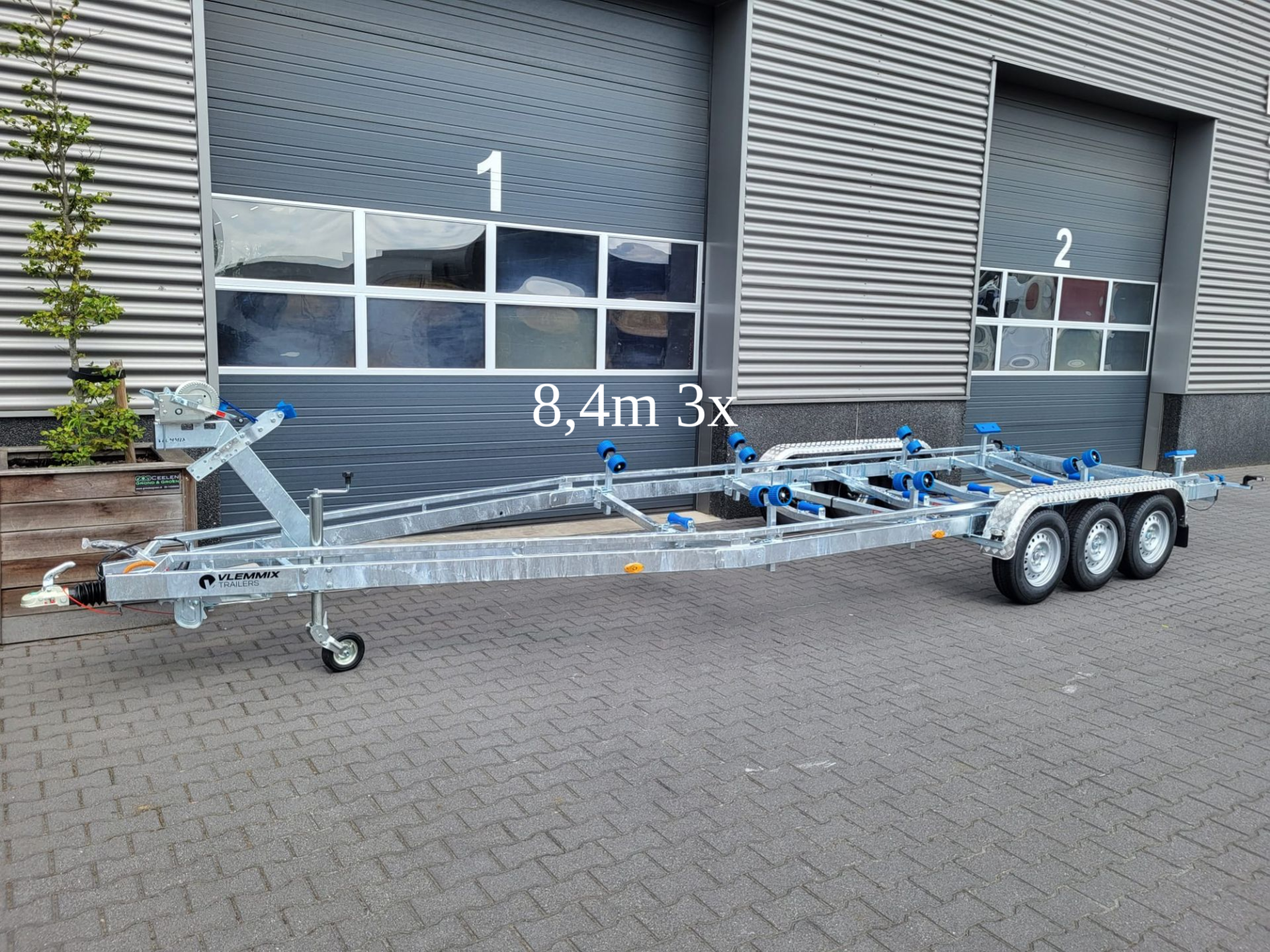 Vlemmix Boottrailer tot 2.920 kilogram en 10 meter — 1350 / 6,3 meter - Marinaut 