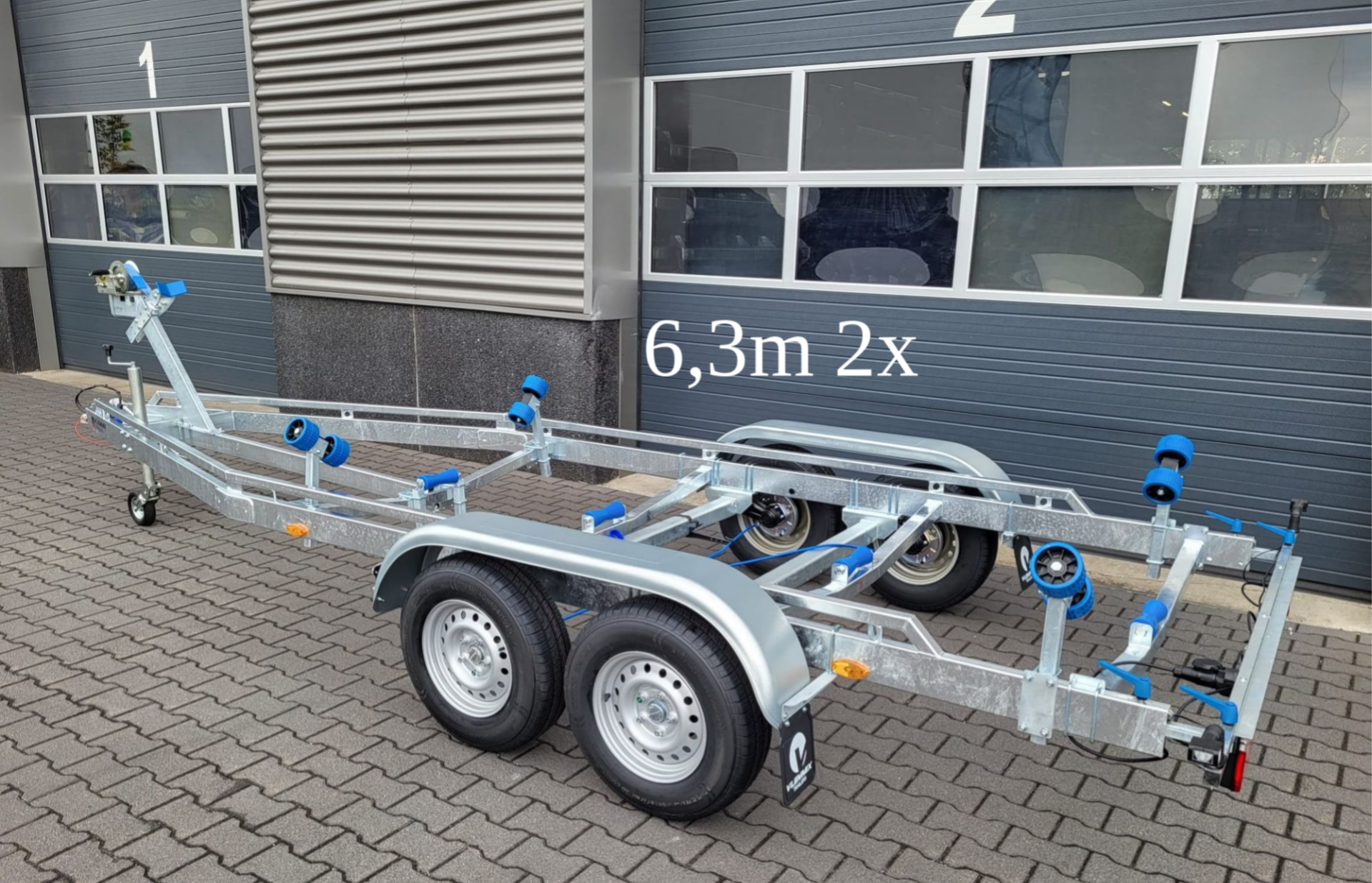 Vlemmix Boottrailer tot 2.920 kilogram en 10 meter — 1350 / 6,3 meter - Marinaut 