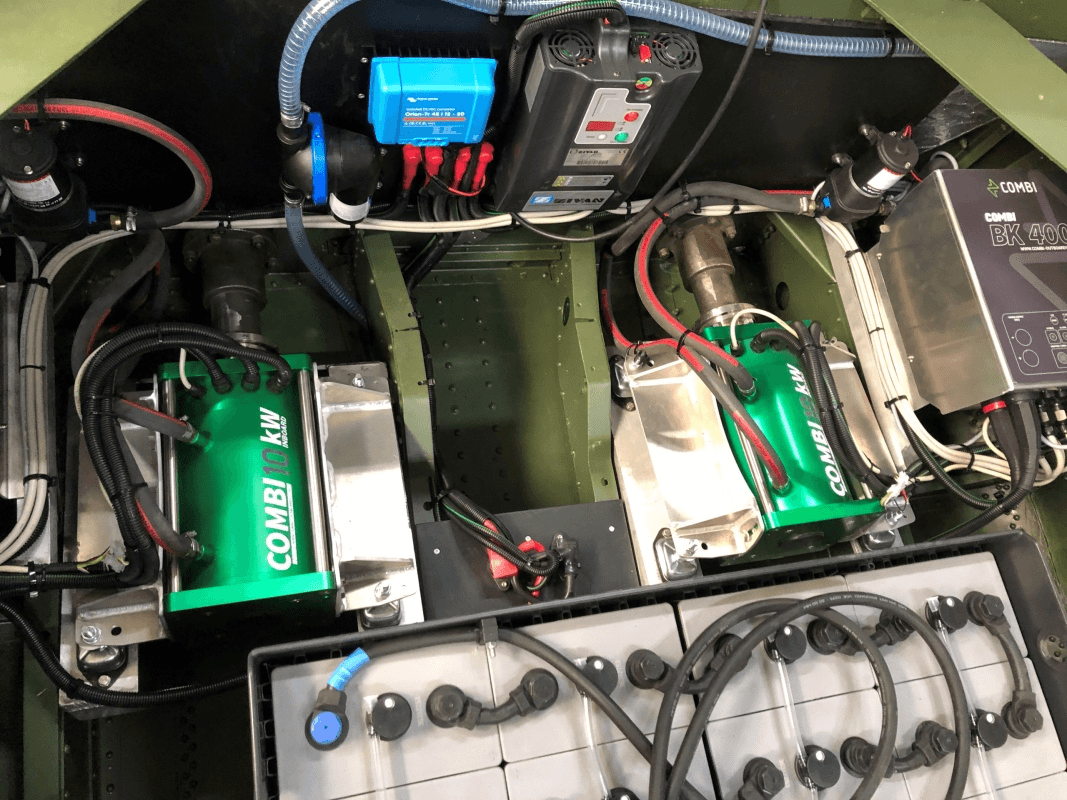 Combi elektrische binnenboordmotor 4-50 kW — 6 kW - Marinaut 